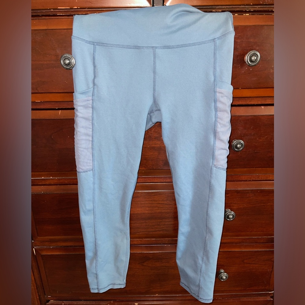 Fabletics Blue Powerhold Leggings Size S